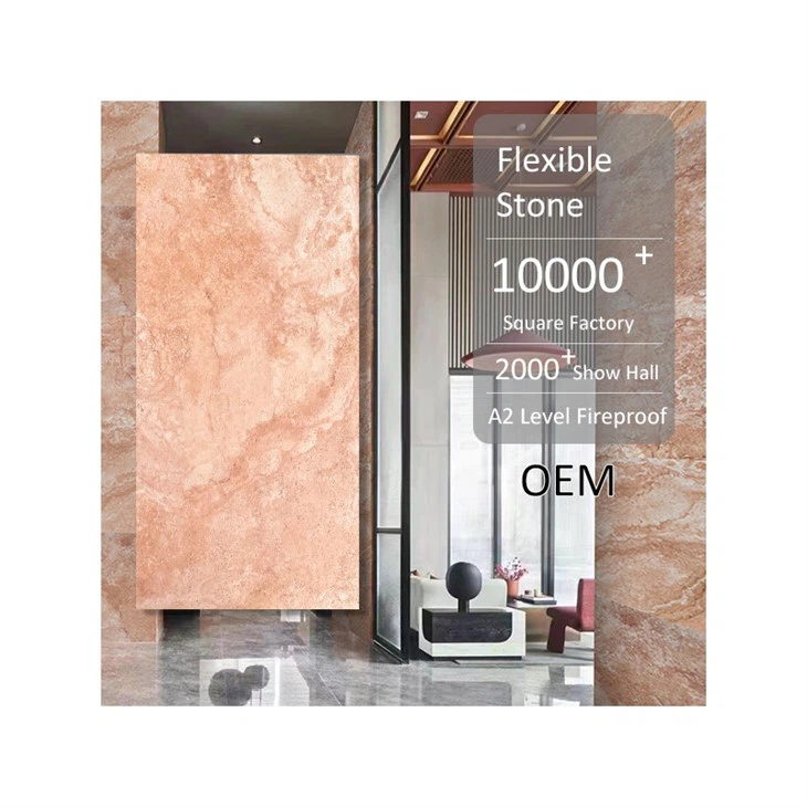 Flexible Travertine Tile Indoor Outdoor Panel